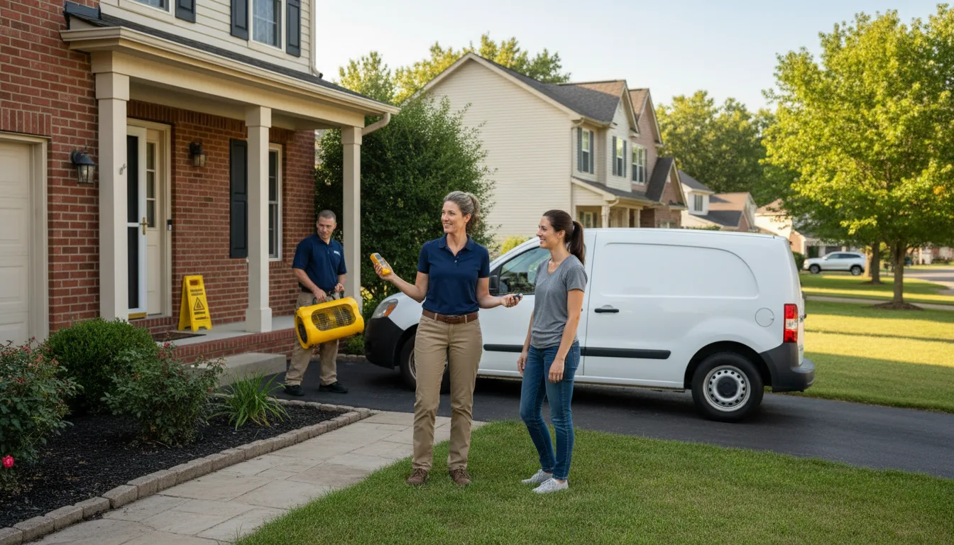 Water restoration image for Fire And Smoke Damage Restoration in Feesburg, OH